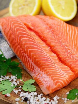Organic Fresh Salmon Fish Fillet